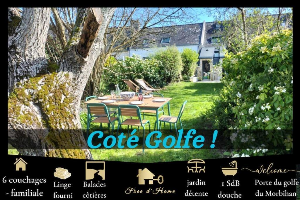 Cote Golfe - Golfe Du Morbihan Sarzeau Eksteriør bilde